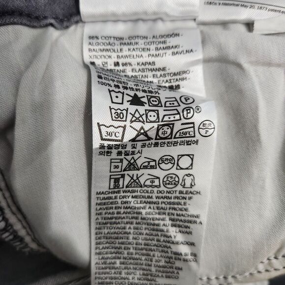 Levi's 712 Women 31 Gray Mid Rise Slim Jeans - Picture 8 of 13